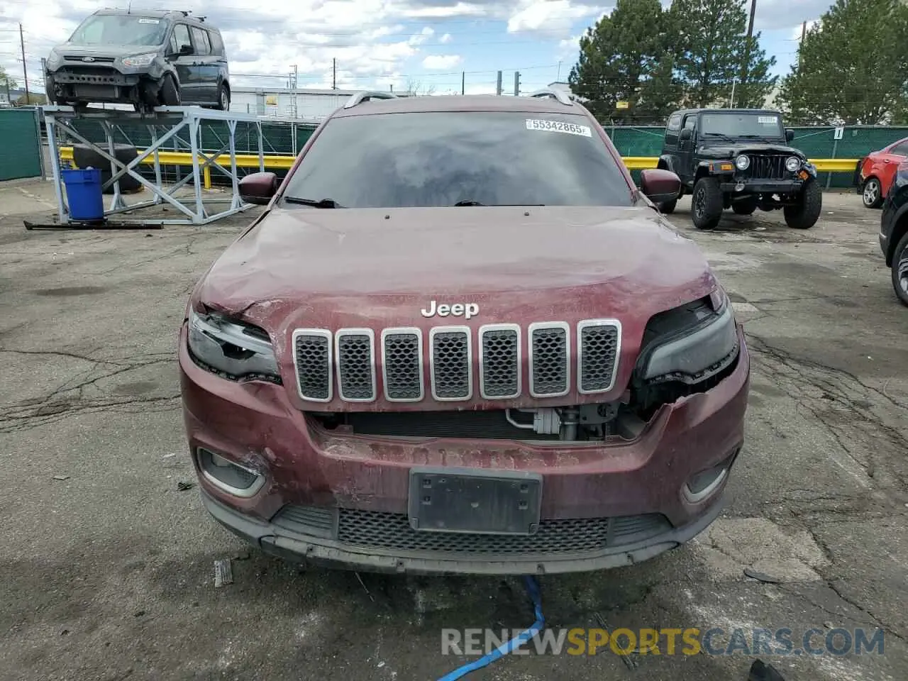 5 Photograph of a damaged car 1C4PJMDX2KD351644 JEEP GRAND CHER 2019
