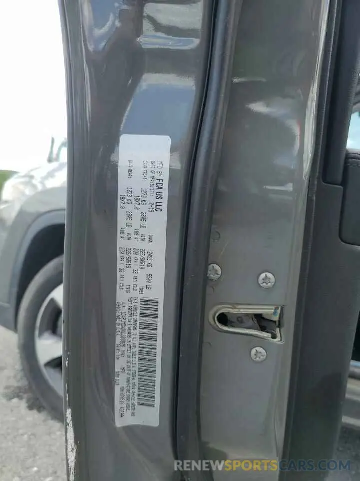 13 Photograph of a damaged car 1C4PJMDX2KD389925 JEEP GRAND CHER 2019