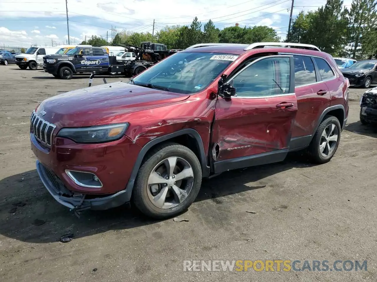 1 Photograph of a damaged car 1C4PJMDX3KD305174 JEEP GRAND CHER 2019