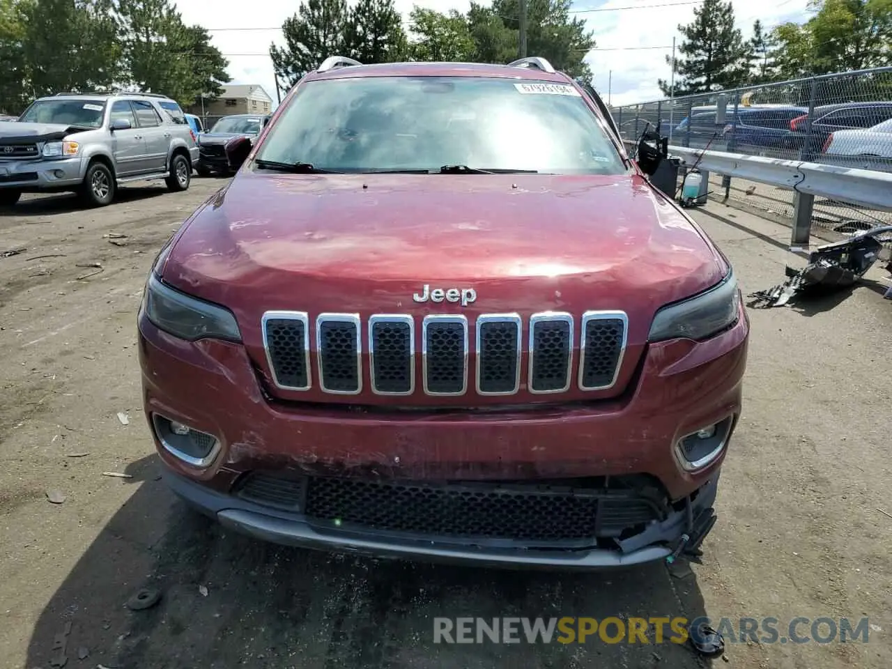 5 Photograph of a damaged car 1C4PJMDX3KD305174 JEEP GRAND CHER 2019
