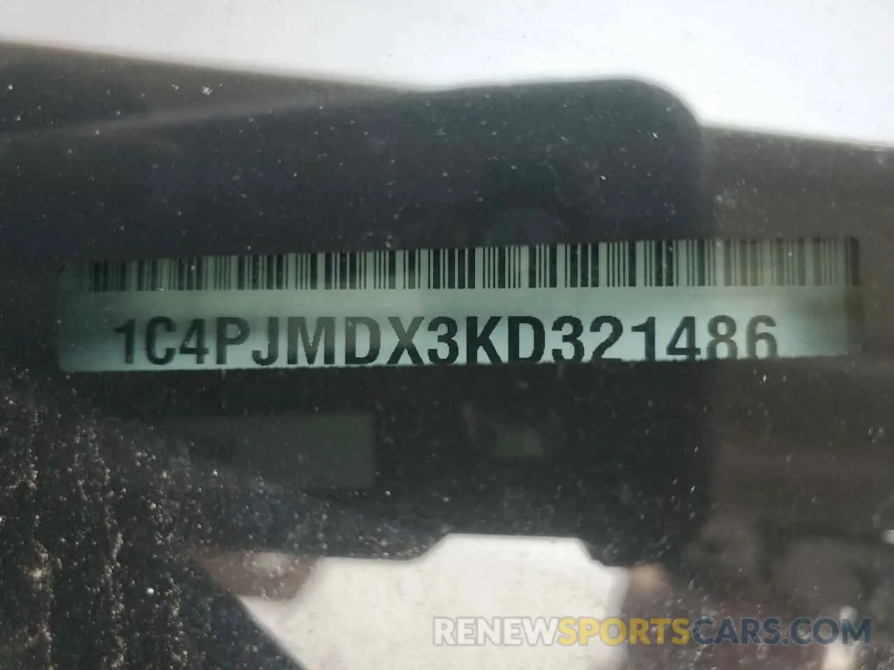 13 Photograph of a damaged car 1C4PJMDX3KD321486 JEEP GRAND CHER 2019