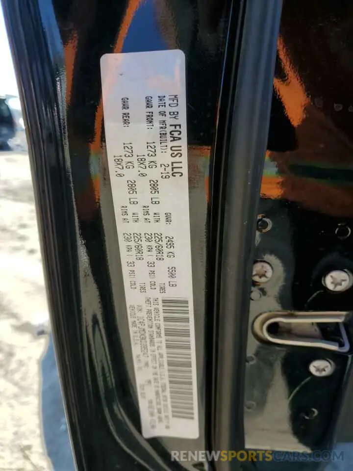 15 Photograph of a damaged car 1C4PJMDX3KD395247 JEEP GRAND CHER 2019