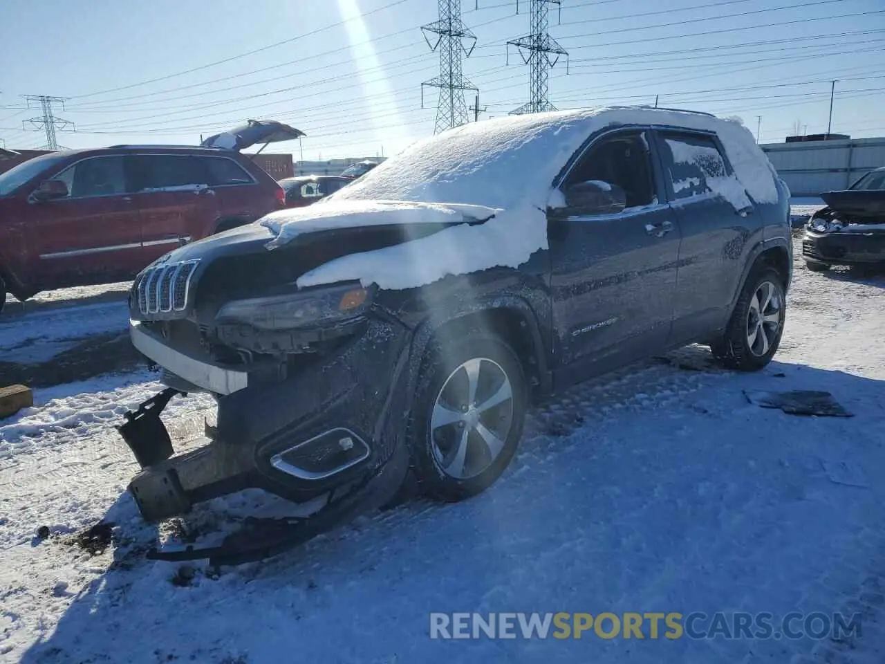 1 Photograph of a damaged car 1C4PJMDX5KD118891 JEEP GRAND CHER 2019