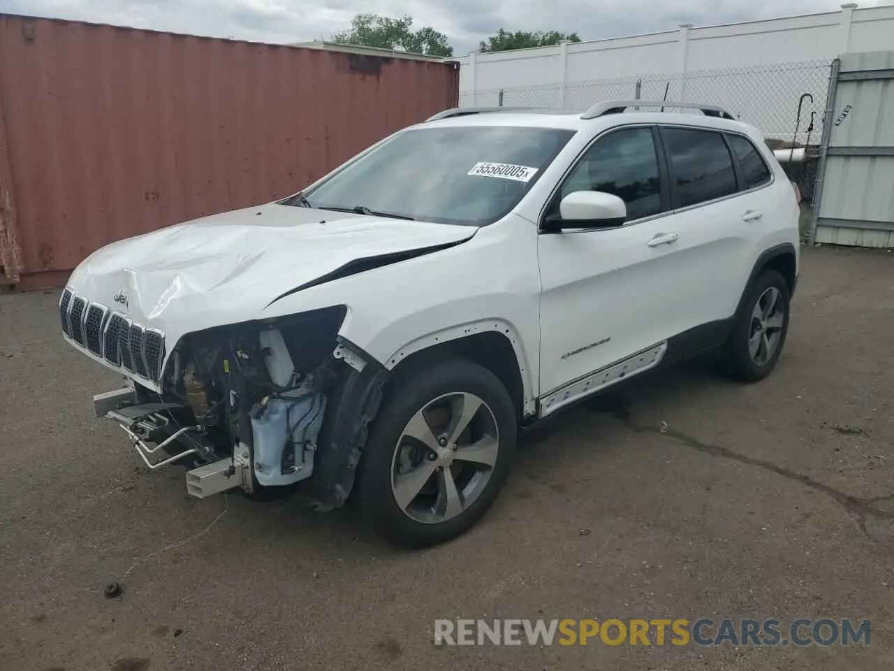 1 Photograph of a damaged car 1C4PJMDX6KD122304 JEEP GRAND CHER 2019