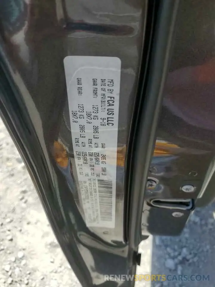 13 Photograph of a damaged car 1C4PJMDX8KD293393 JEEP GRAND CHER 2019