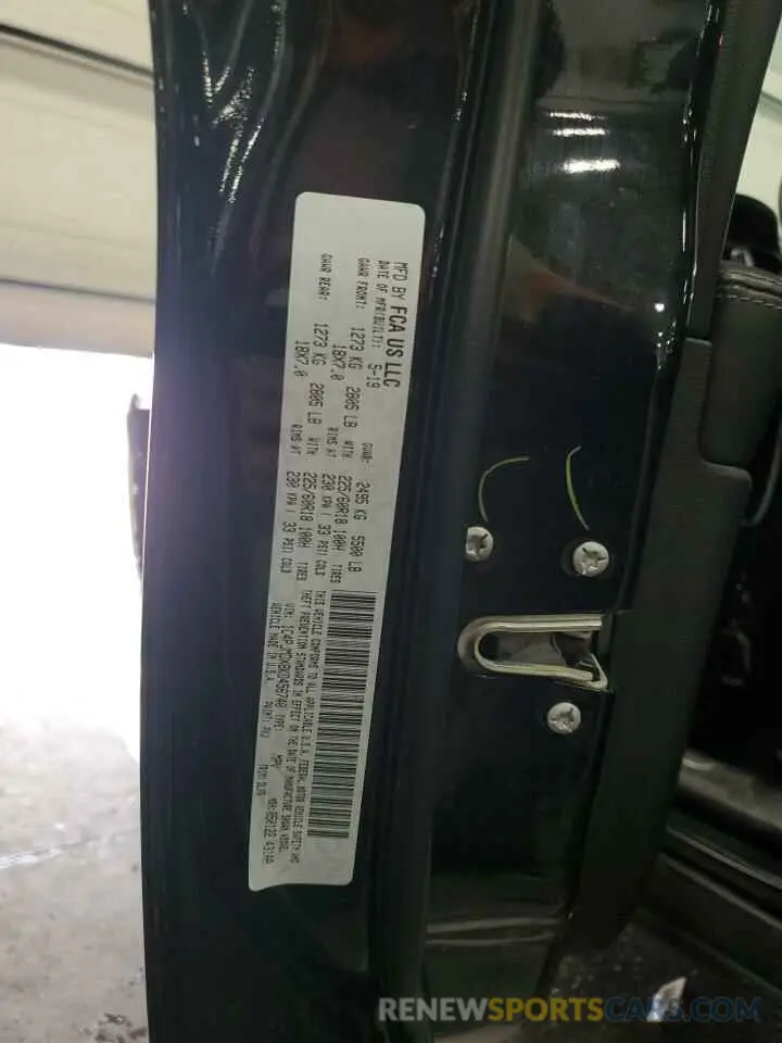 13 Photograph of a damaged car 1C4PJMDX8KD456740 JEEP GRAND CHER 2019