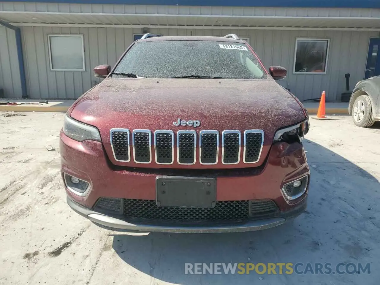 5 Photograph of a damaged car 1C4PJMDX9KD373902 JEEP GRAND CHER 2019