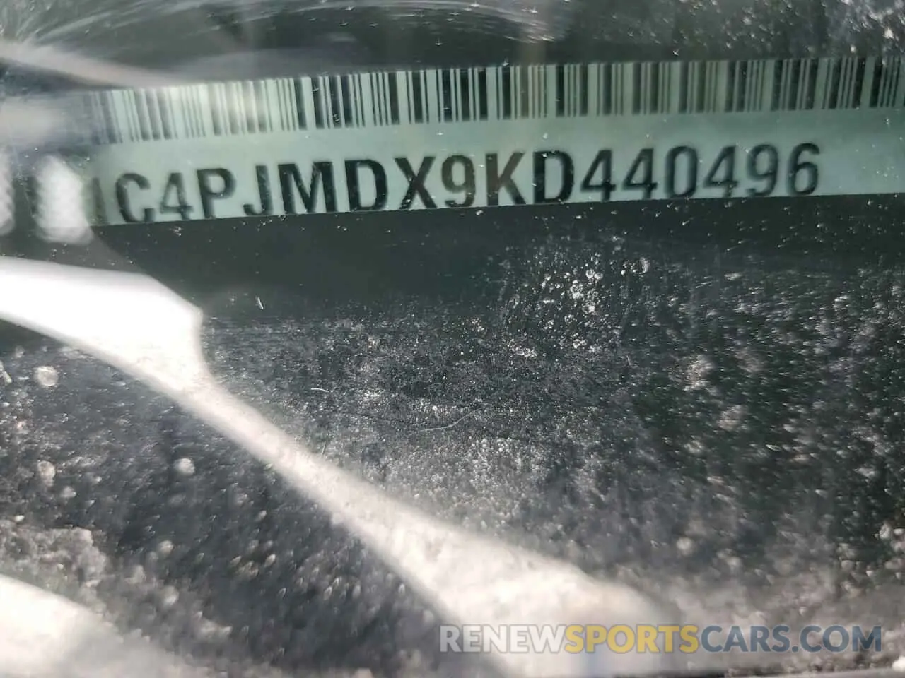 13 Photograph of a damaged car 1C4PJMDX9KD440496 JEEP GRAND CHER 2019