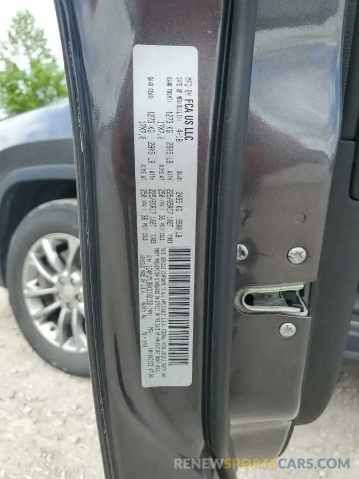 13 Photograph of a damaged car 1C4PJMLB0KD192192 JEEP GRAND CHER 2019