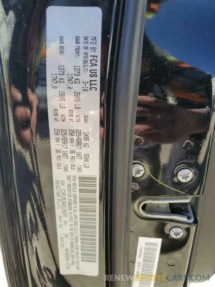 16 Photograph of a damaged car 1C4PJMLB4KD182071 JEEP GRAND CHER 2019