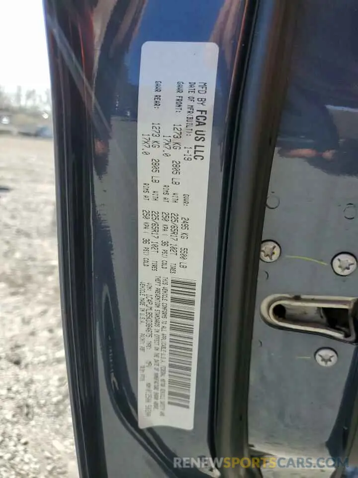13 Photograph of a damaged car 1C4PJMLB5KD384675 JEEP GRAND CHER 2019