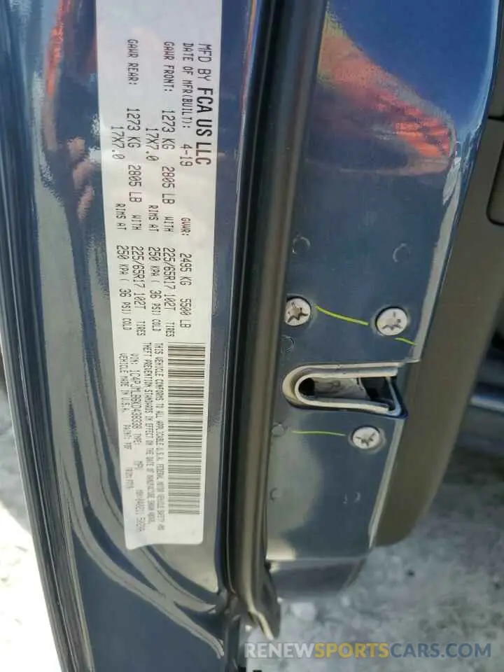 12 Photograph of a damaged car 1C4PJMLB6KD438338 JEEP GRAND CHER 2019