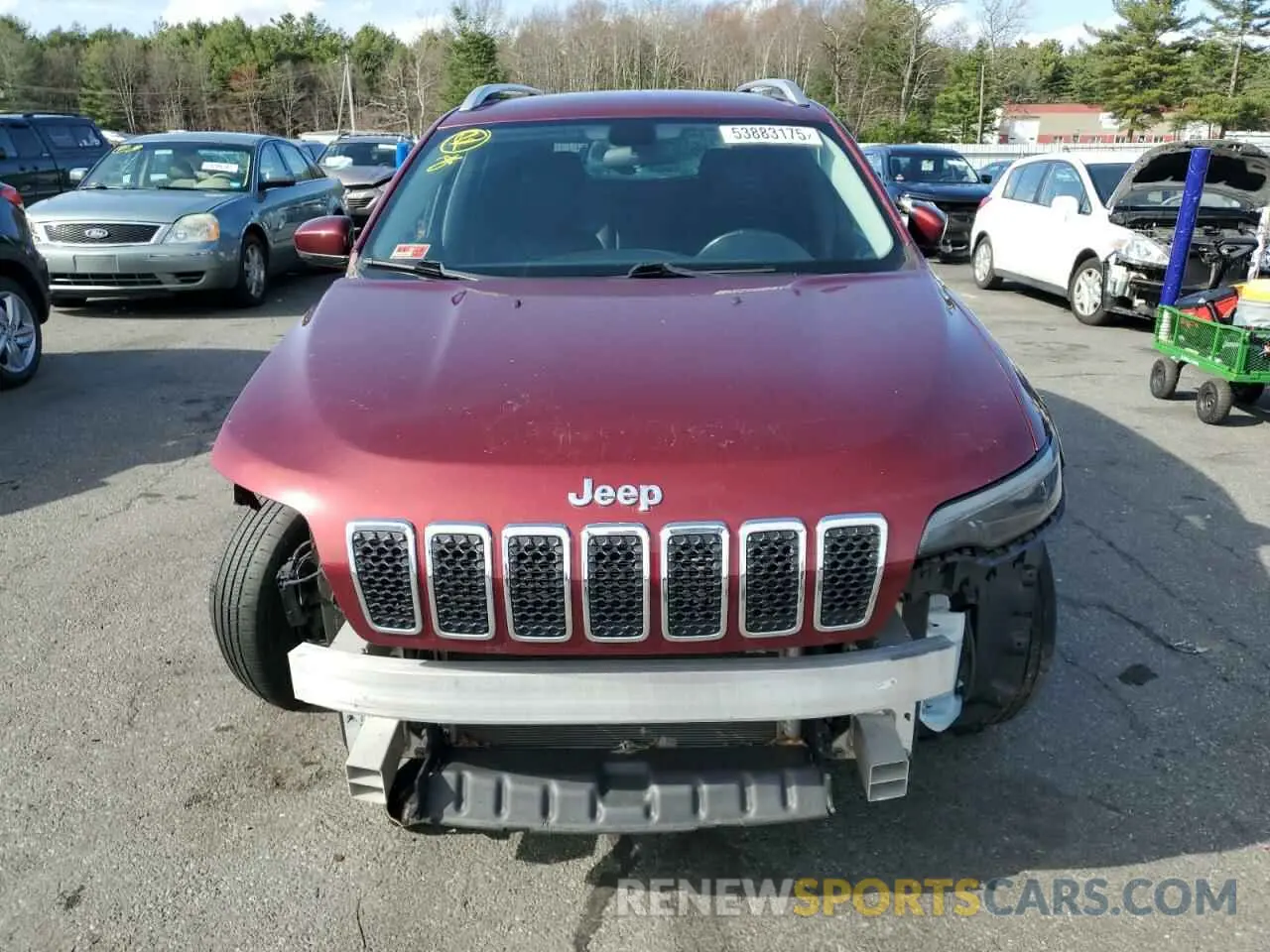 5 Photograph of a damaged car 1C4PJMLB7KD213295 JEEP GRAND CHER 2019