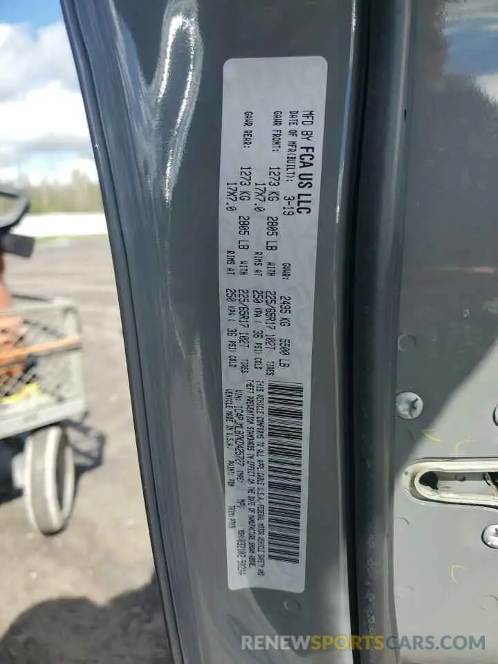 14 Photograph of a damaged car 1C4PJMLB7KD425727 JEEP GRAND CHER 2019