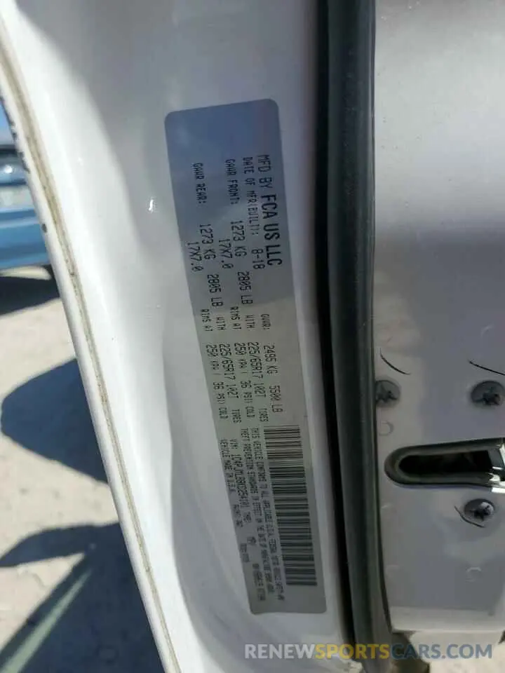 13 Photograph of a damaged car 1C4PJMLB8KD254101 JEEP GRAND CHER 2019