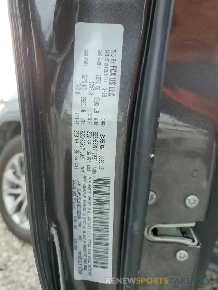 14 Photograph of a damaged car 1C4PJMLBXKD132260 JEEP GRAND CHER 2019