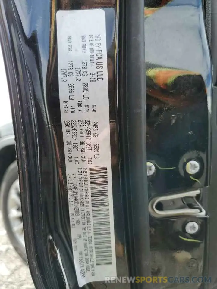 13 Photograph of a damaged car 1C4PJMLN4KD142888 JEEP GRAND CHER 2019