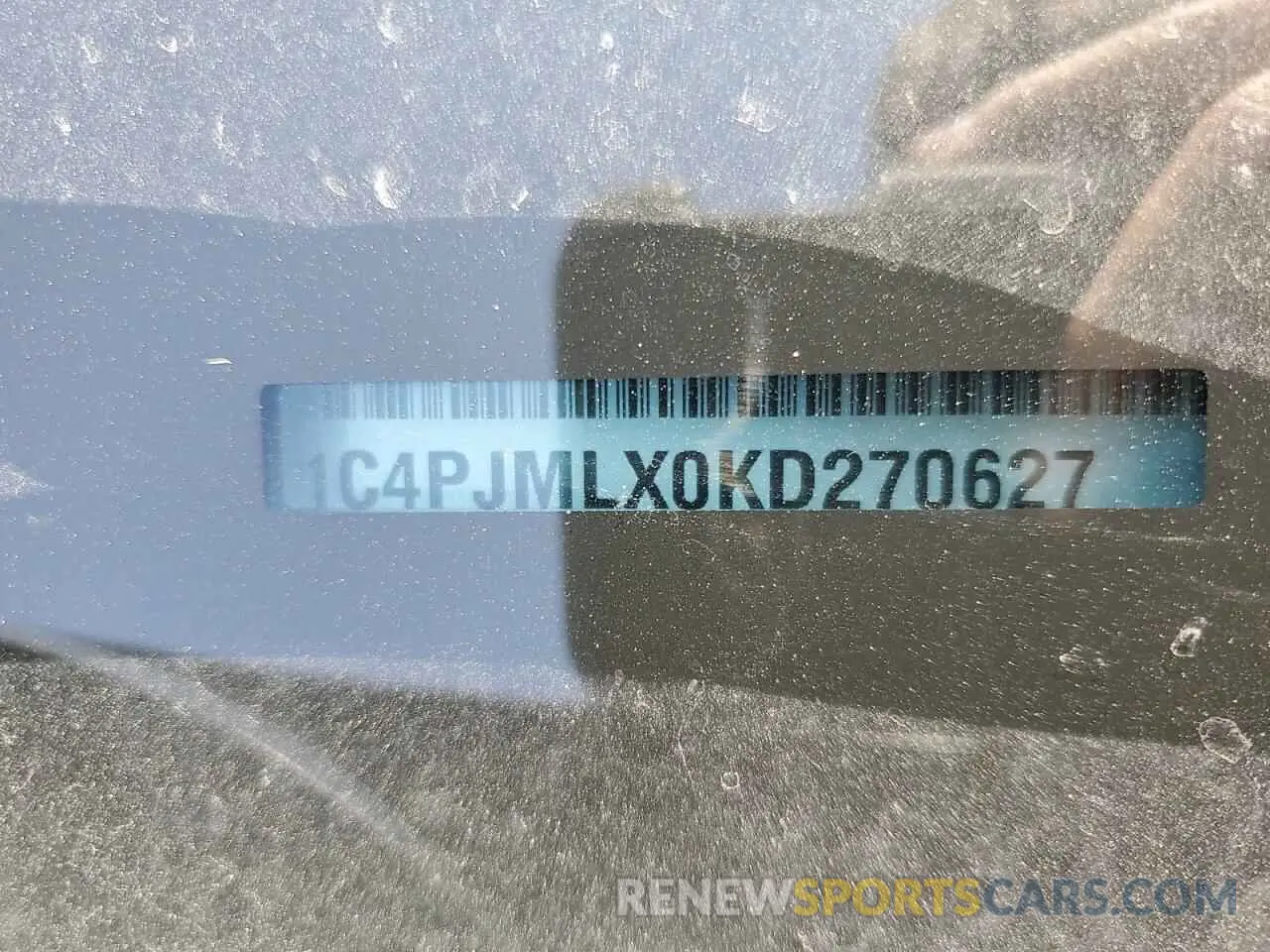 13 Photograph of a damaged car 1C4PJMLX0KD270627 JEEP GRAND CHER 2019