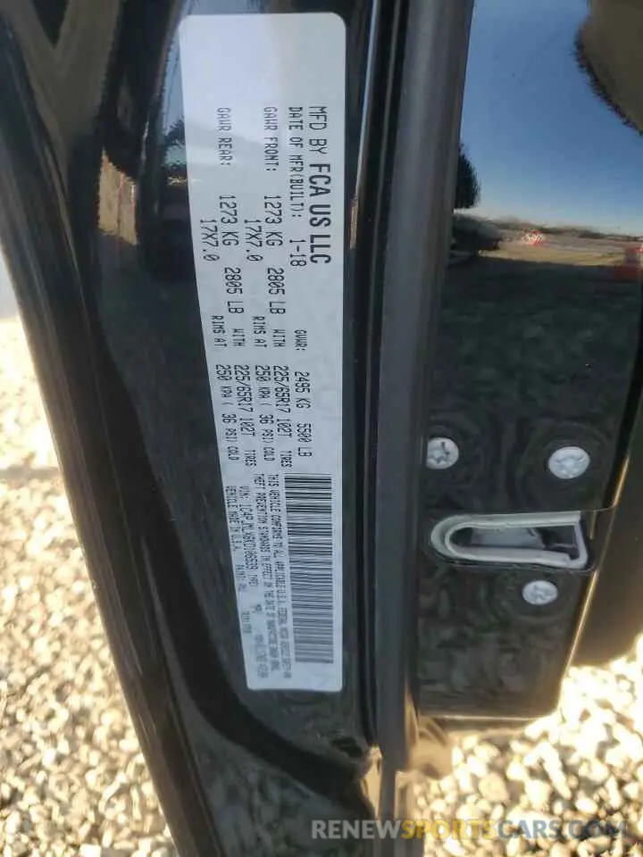 13 Photograph of a damaged car 1C4PJMLX6KD106539 JEEP GRAND CHER 2019
