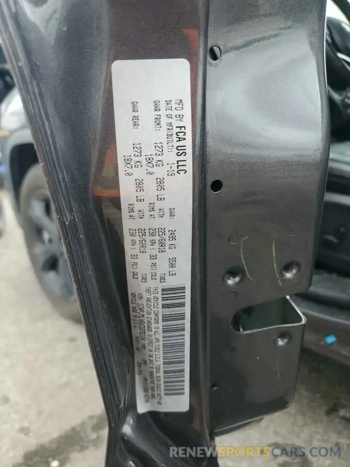 14 Photograph of a damaged car 1C4PJMLX6KD375110 JEEP GRAND CHER 2019