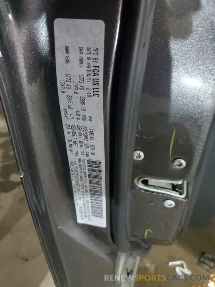 13 Photograph of a damaged car 1C4PJMLX9KD120922 JEEP GRAND CHER 2019