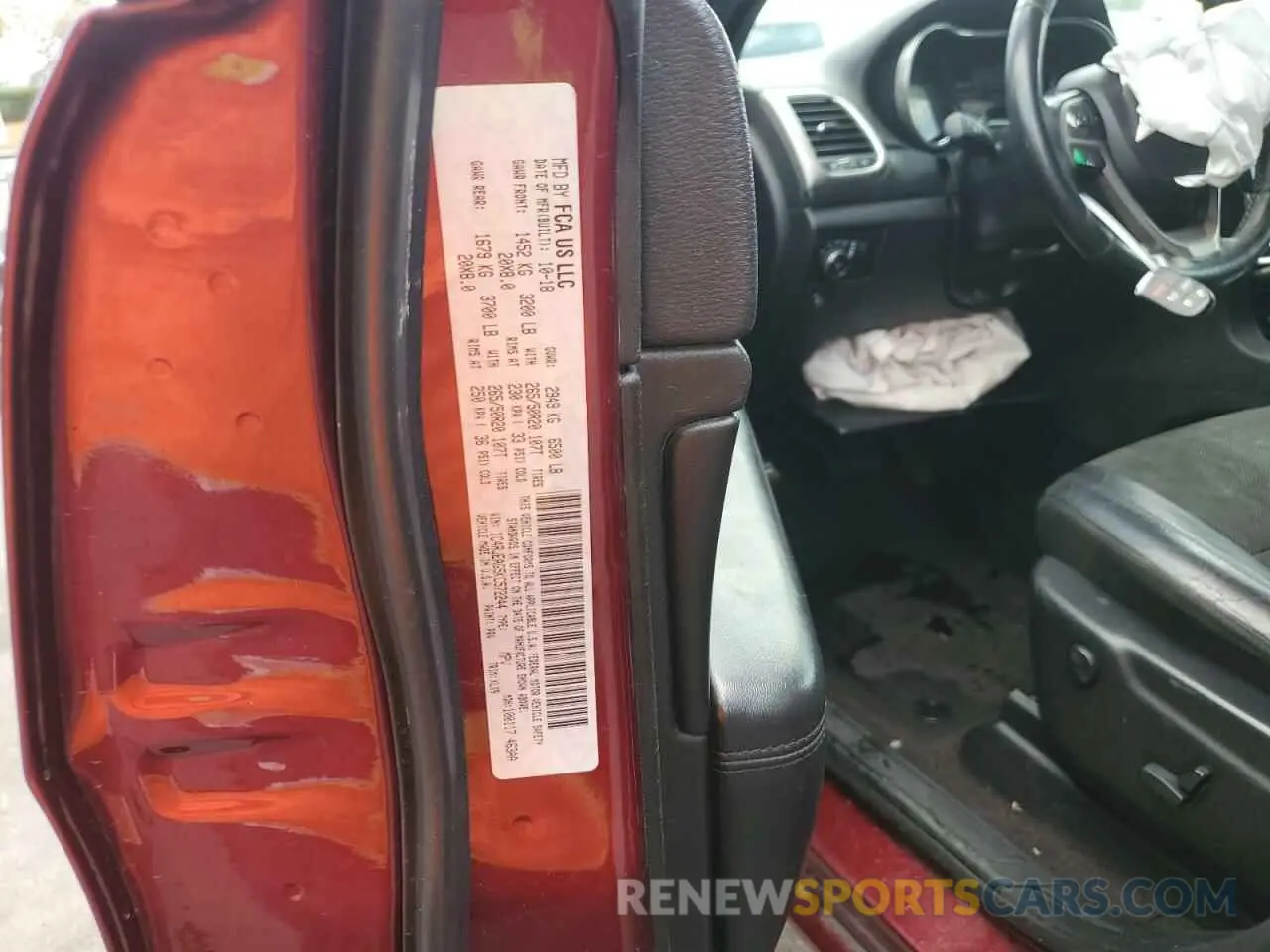 16 Photograph of a damaged car 1C4RJEAG5KC572244 JEEP GRAND CHER 2019