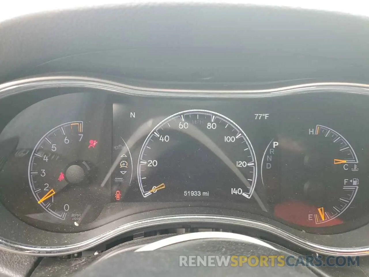 9 Photograph of a damaged car 1C4RJEAG6KC597122 JEEP GRAND CHER 2019