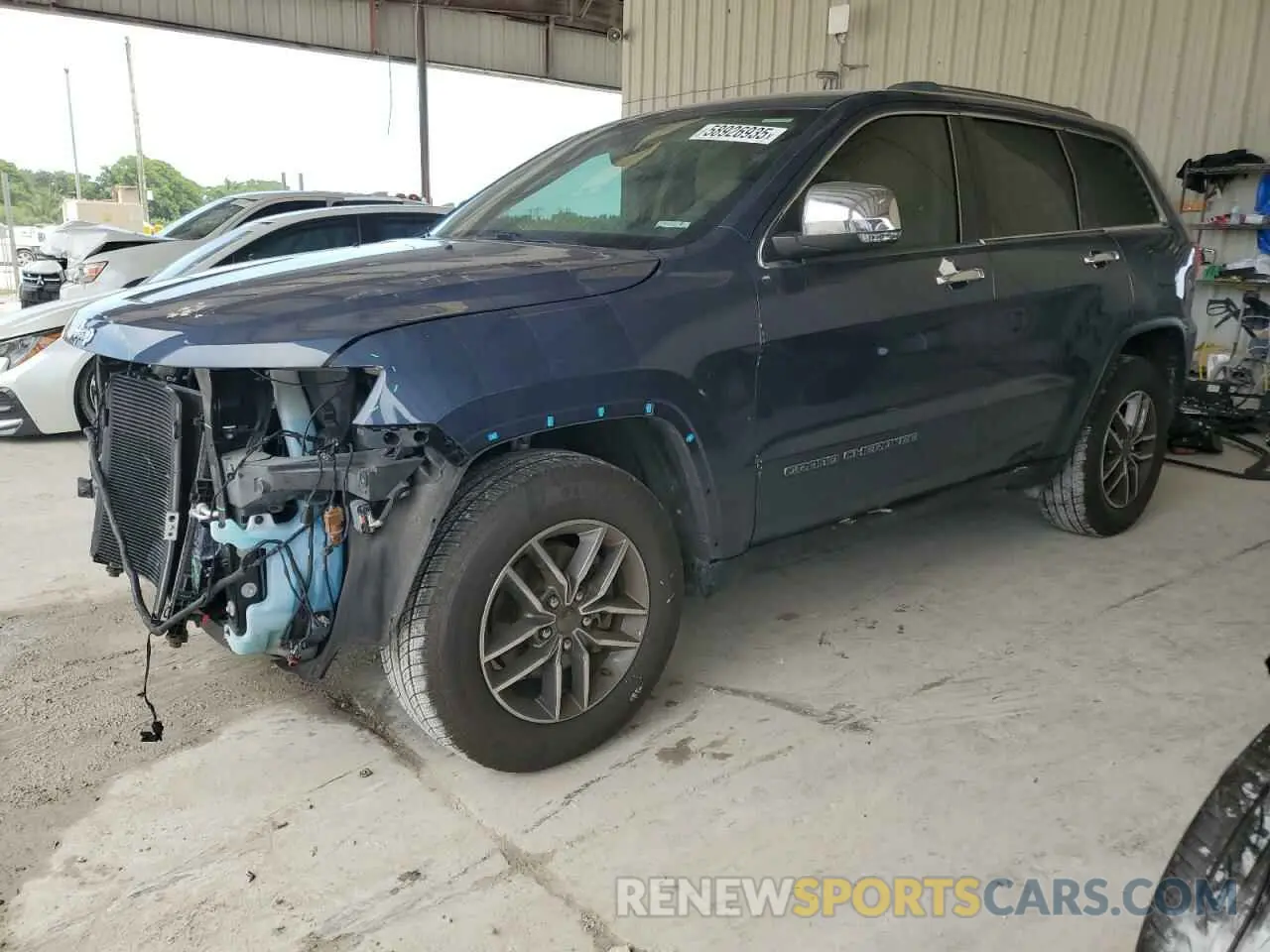 1 Photograph of a damaged car 1C4RJEBG1KC816874 JEEP GRAND CHER 2019