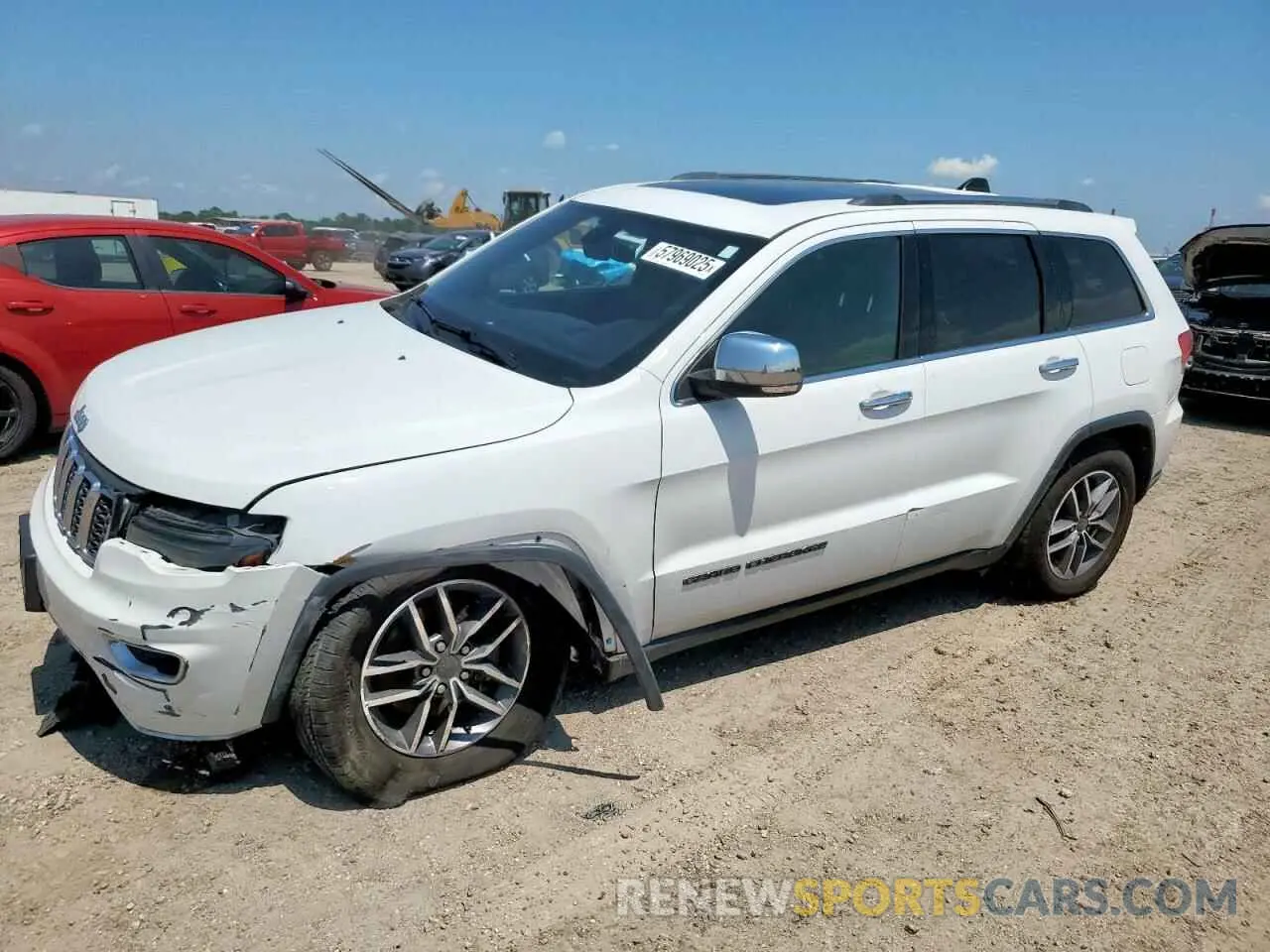 1 Photograph of a damaged car 1C4RJEBG2KC763022 JEEP GRAND CHER 2019