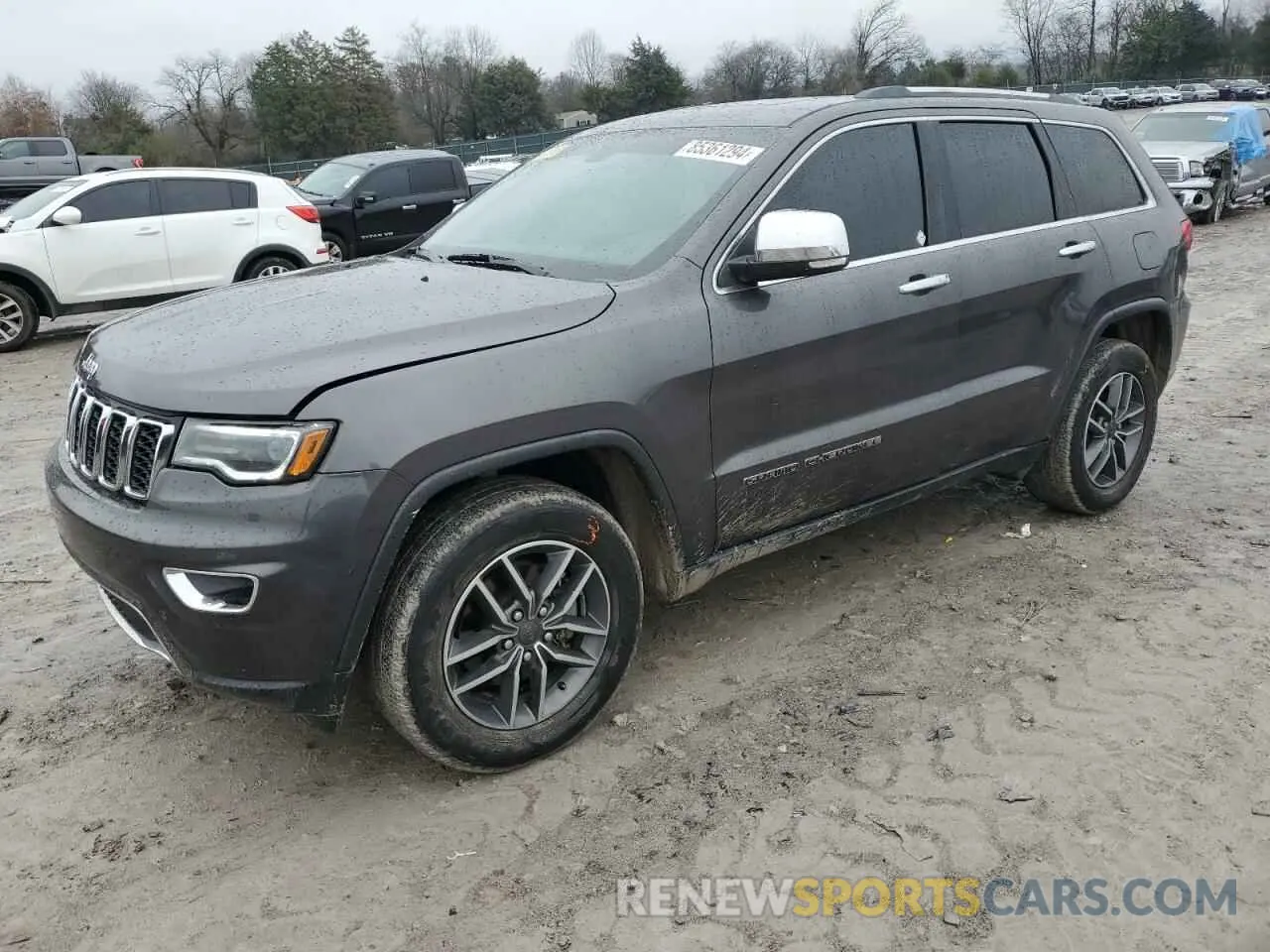 1 Photograph of a damaged car 1C4RJEBG2KC789166 JEEP GRAND CHER 2019