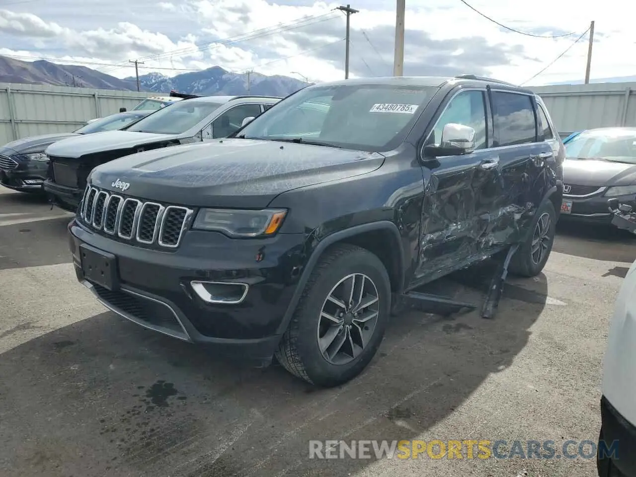 1 Photograph of a damaged car 1C4RJEBG3KC680764 JEEP GRAND CHER 2019