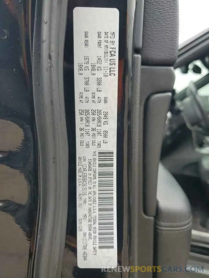 13 Photograph of a damaged car 1C4RJEBG6KC615116 JEEP GRAND CHER 2019