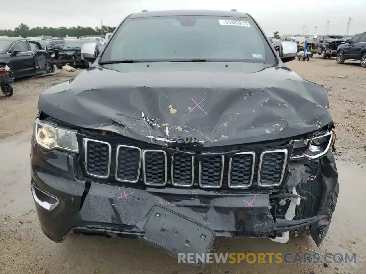 5 Photograph of a damaged car 1C4RJEBG6KC615116 JEEP GRAND CHER 2019