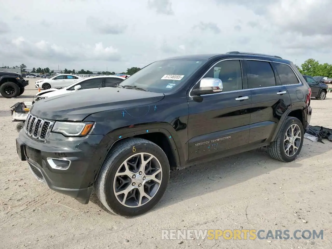 1 Photograph of a damaged car 1C4RJEBG6KC615679 JEEP GRAND CHER 2019