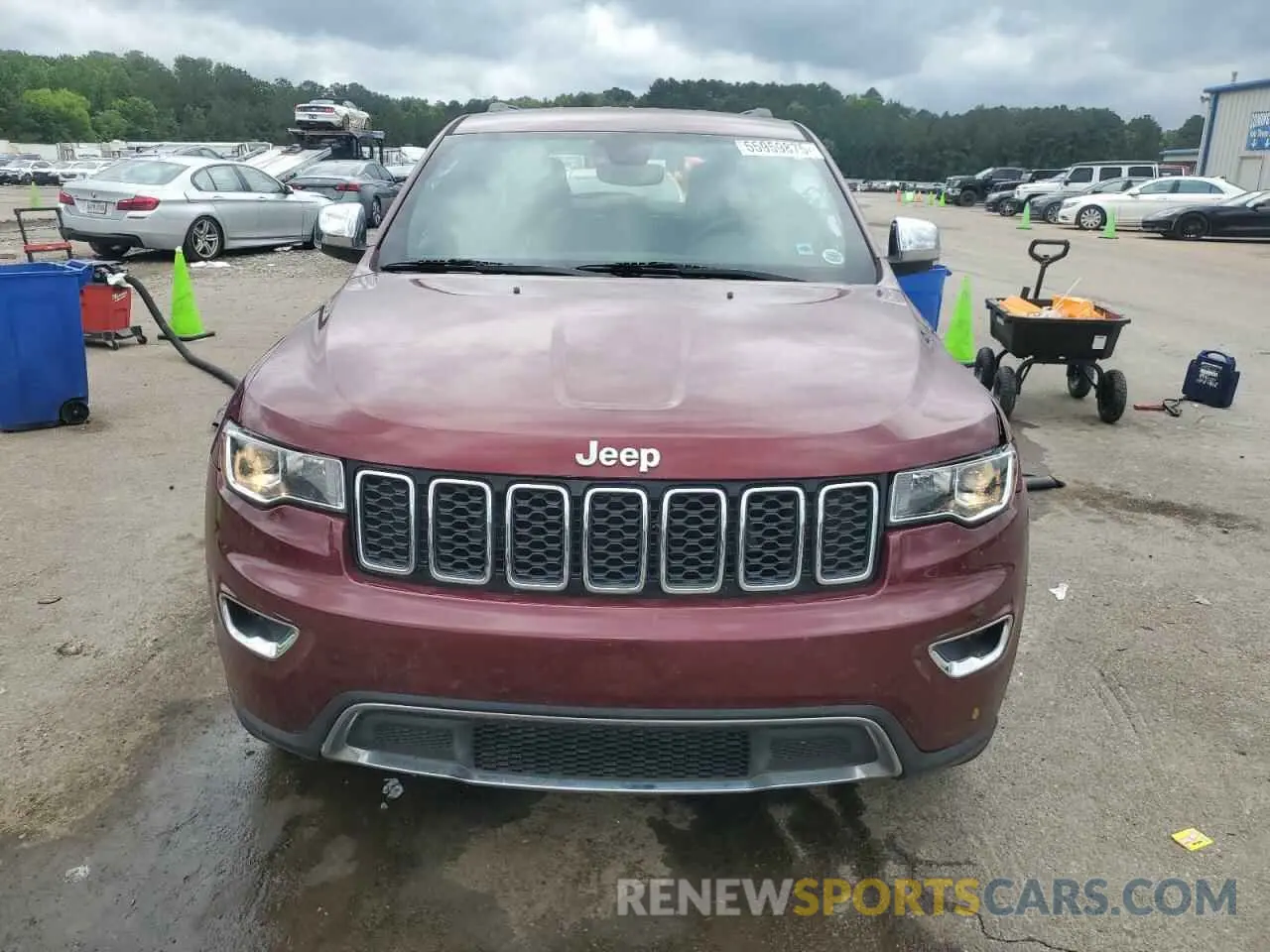 5 Photograph of a damaged car 1C4RJEBG6KC656832 JEEP GRAND CHER 2019