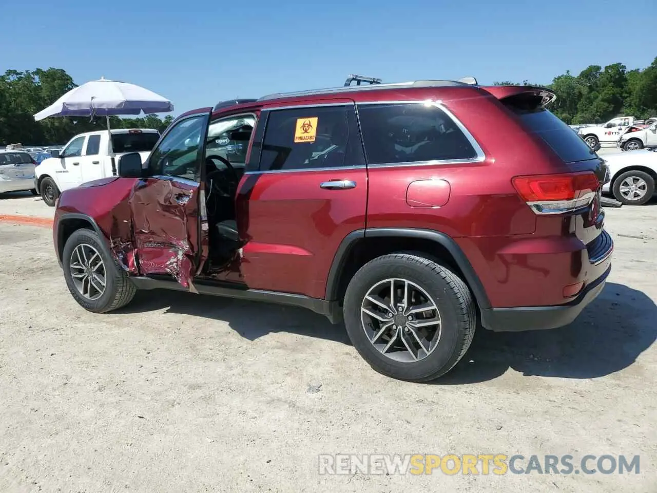 2 Photograph of a damaged car 1C4RJEBG7KC656564 JEEP GRAND CHER 2019
