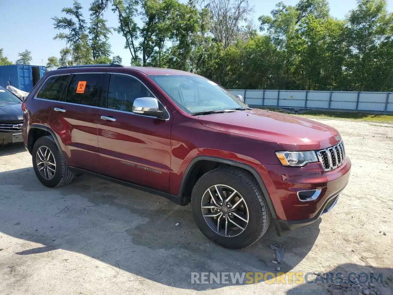 4 Photograph of a damaged car 1C4RJEBG7KC656564 JEEP GRAND CHER 2019