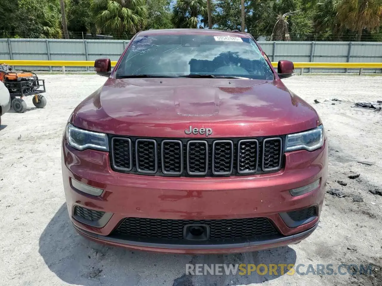 5 Photograph of a damaged car 1C4RJECG5KC662474 JEEP GRAND CHER 2019