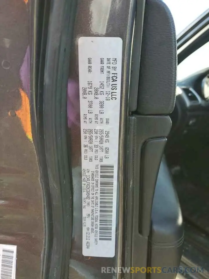 16 Photograph of a damaged car 1C4RJFAG2KC609482 JEEP GRAND CHER 2019