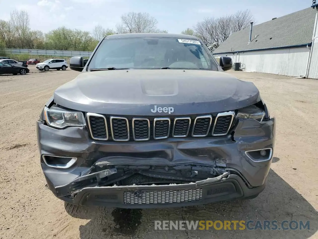 5 Photograph of a damaged car 1C4RJFAG2KC810380 JEEP GRAND CHER 2019