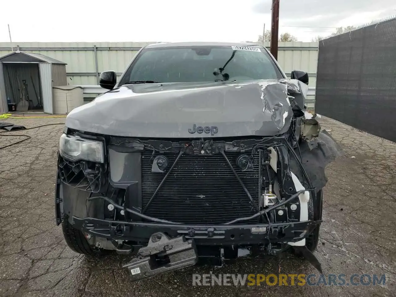 5 Photograph of a damaged car 1C4RJFAG4KC607930 JEEP GRAND CHER 2019