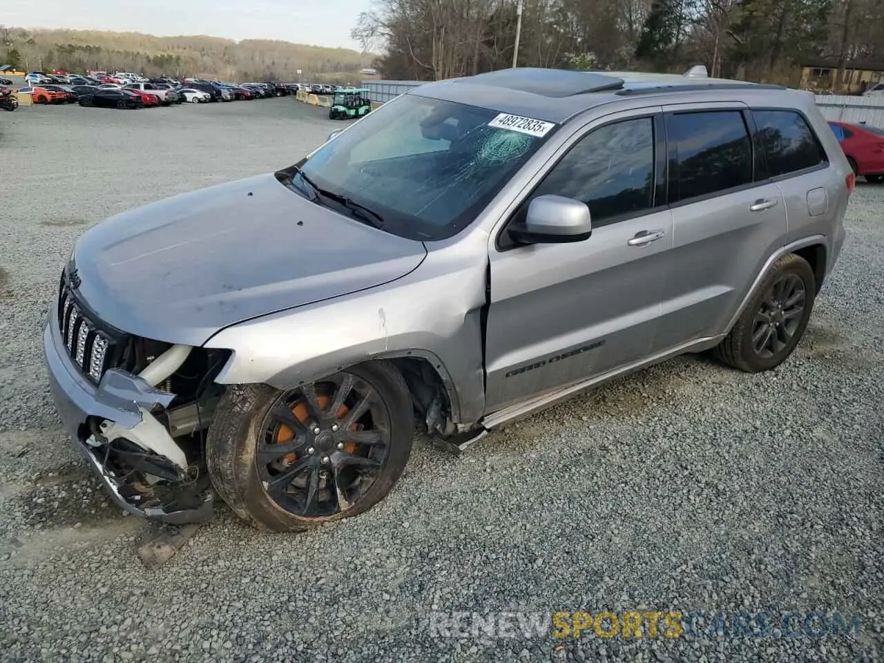 1 Photograph of a damaged car 1C4RJFAG5KC601943 JEEP GRAND CHER 2019