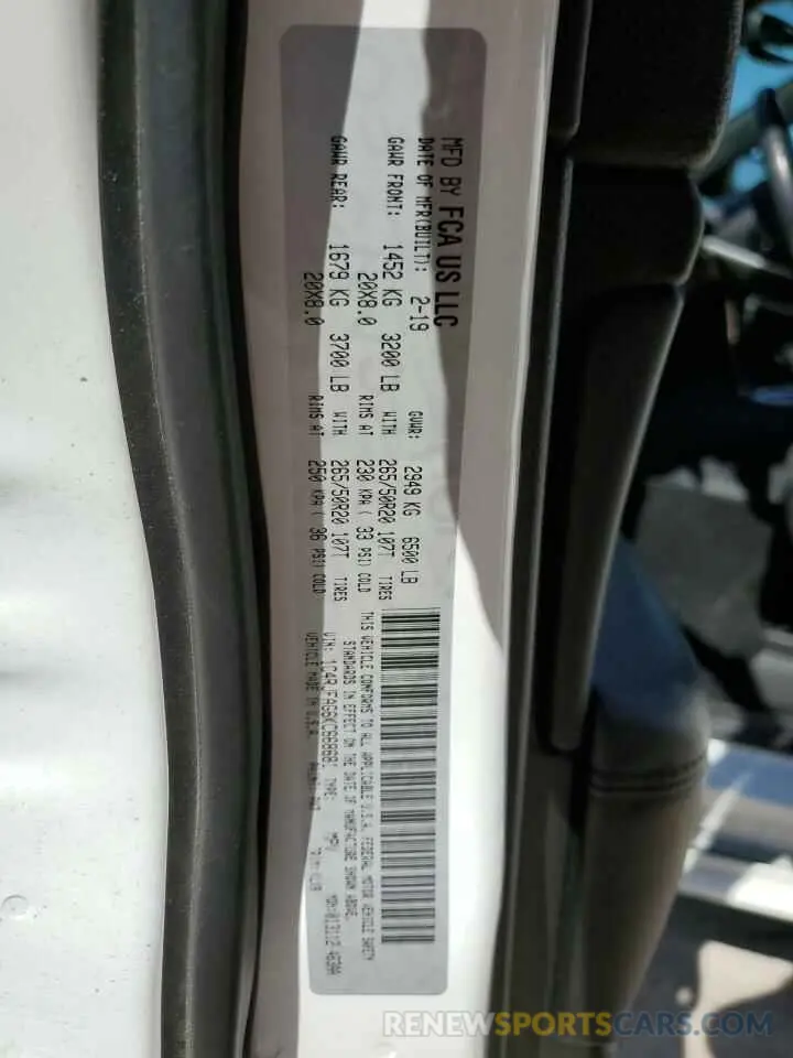 14 Photograph of a damaged car 1C4RJFAG6KC668681 JEEP GRAND CHER 2019