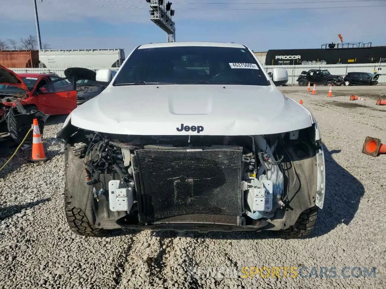 5 Photograph of a damaged car 1C4RJFAG9KC567635 JEEP GRAND CHER 2019