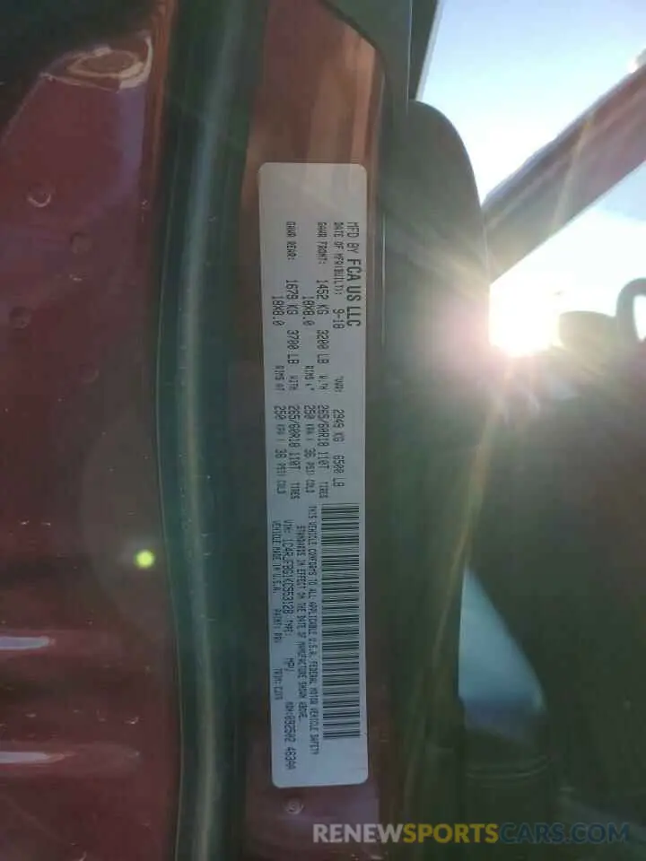 14 Photograph of a damaged car 1C4RJFBG1KC553128 JEEP GRAND CHER 2019