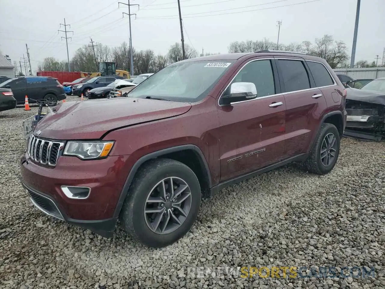 1 Photograph of a damaged car 1C4RJFBG1KC665511 JEEP GRAND CHER 2019