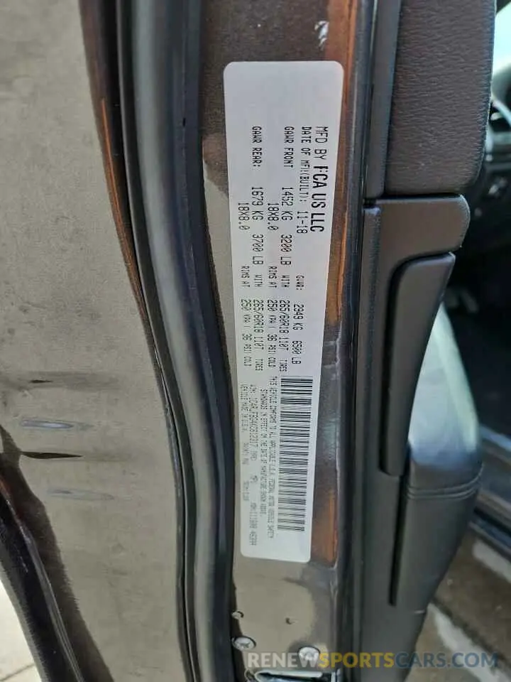 13 Photograph of a damaged car 1C4RJFBG4KC612317 JEEP GRAND CHER 2019