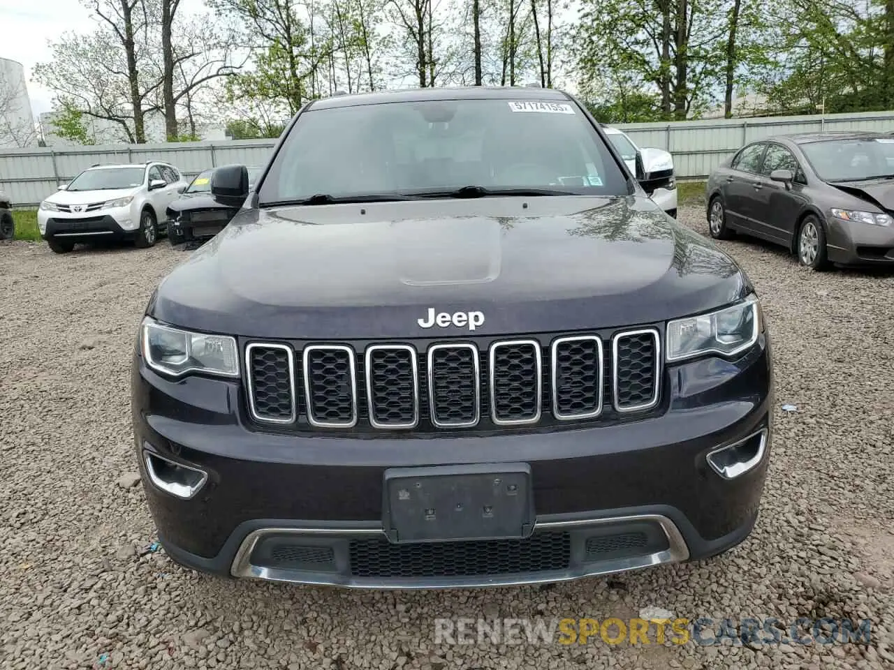 5 Photograph of a damaged car 1C4RJFBG5KC553813 JEEP GRAND CHER 2019
