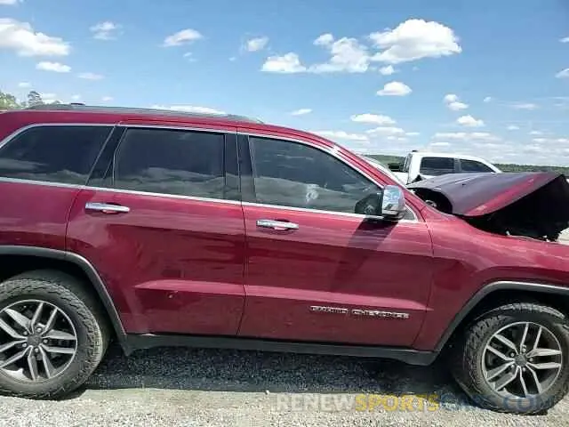 15 Photograph of a damaged car 1C4RJFBG5KC714158 JEEP GRAND CHER 2019
