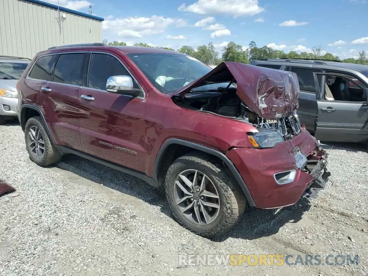 4 Photograph of a damaged car 1C4RJFBG5KC714158 JEEP GRAND CHER 2019